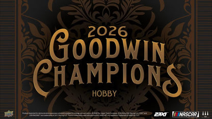 2026 Upper Deck Goodwin Champions Hobby Box