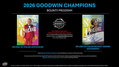 2026 Upper Deck Goodwin Champions Hobby Box